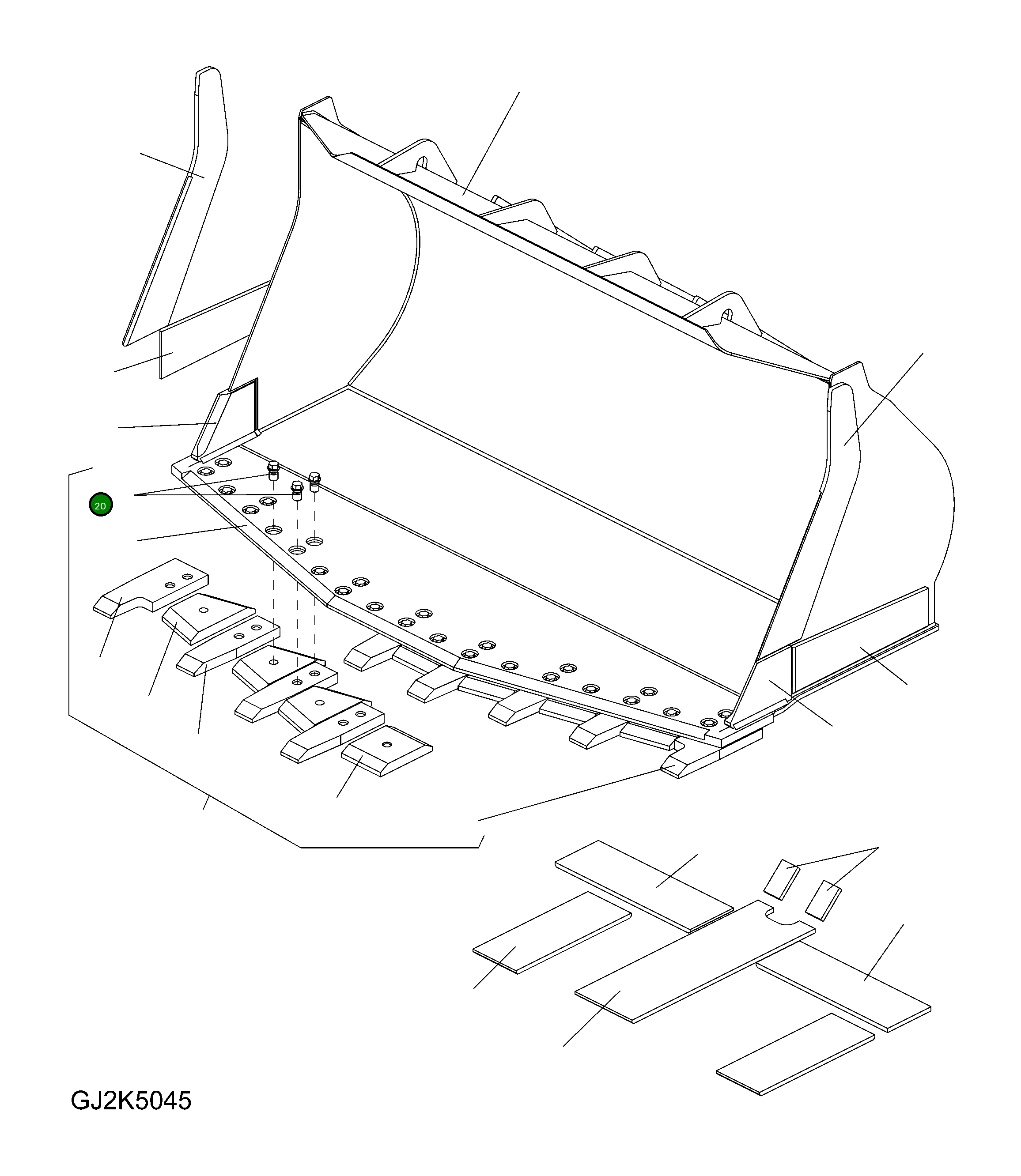 Болт 421-75-H2450 Komatsu