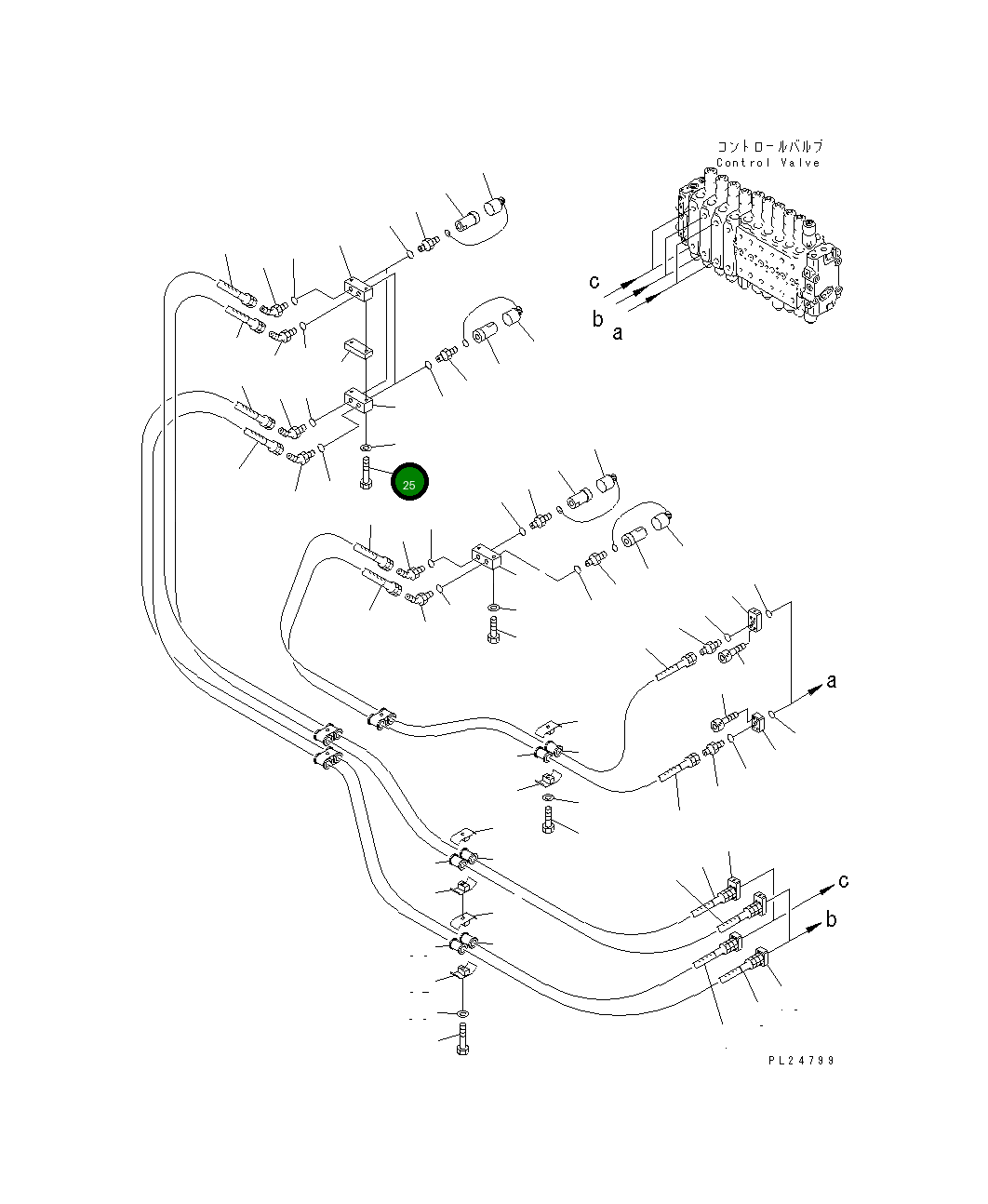 Болт 01011-81250 Komatsu