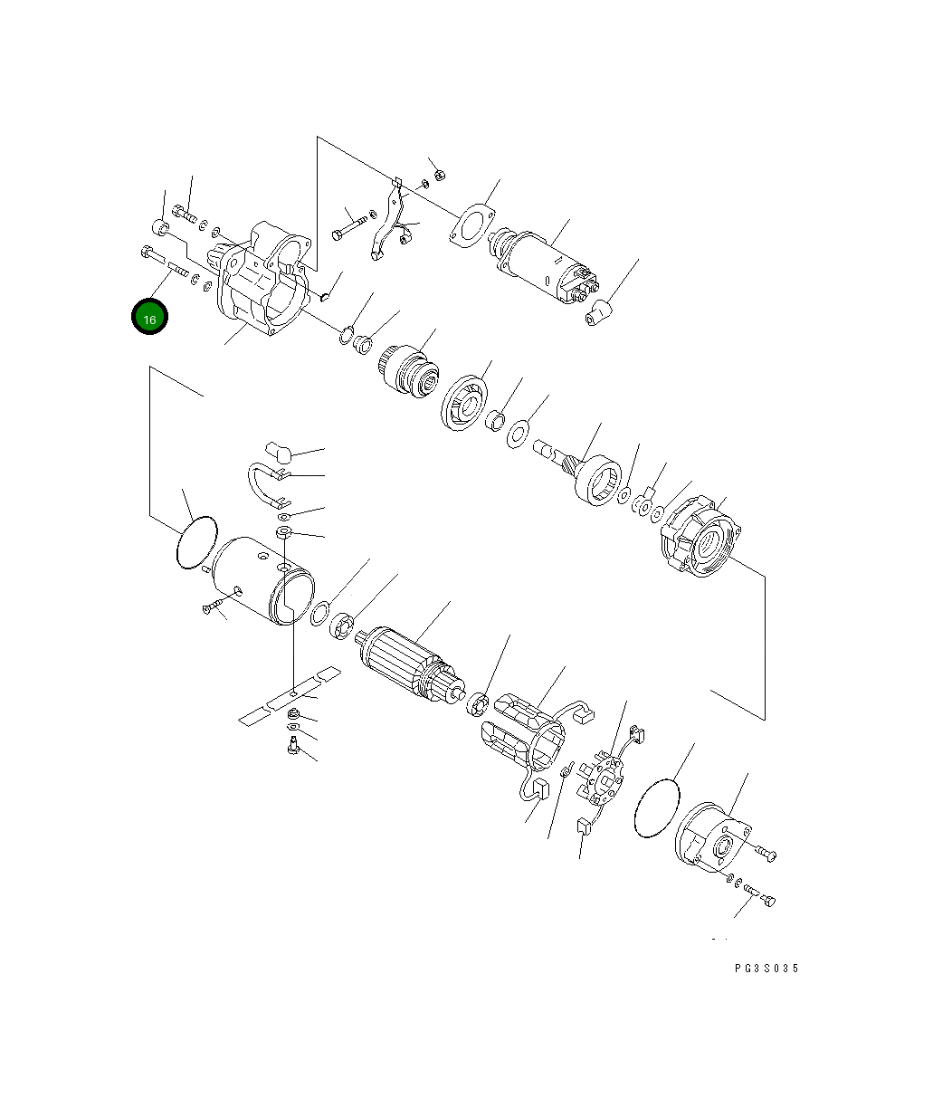 Болт KD1-0240-06805 Komatsu