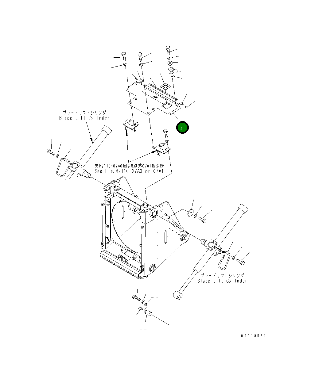 Крышка 17A-54-29690 Komatsu