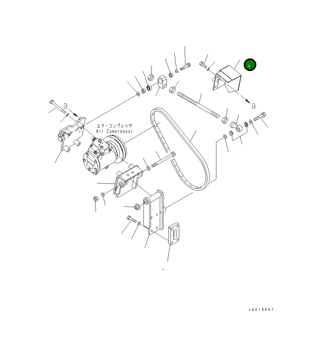 Крышка 235-809-4951  Komatsu
