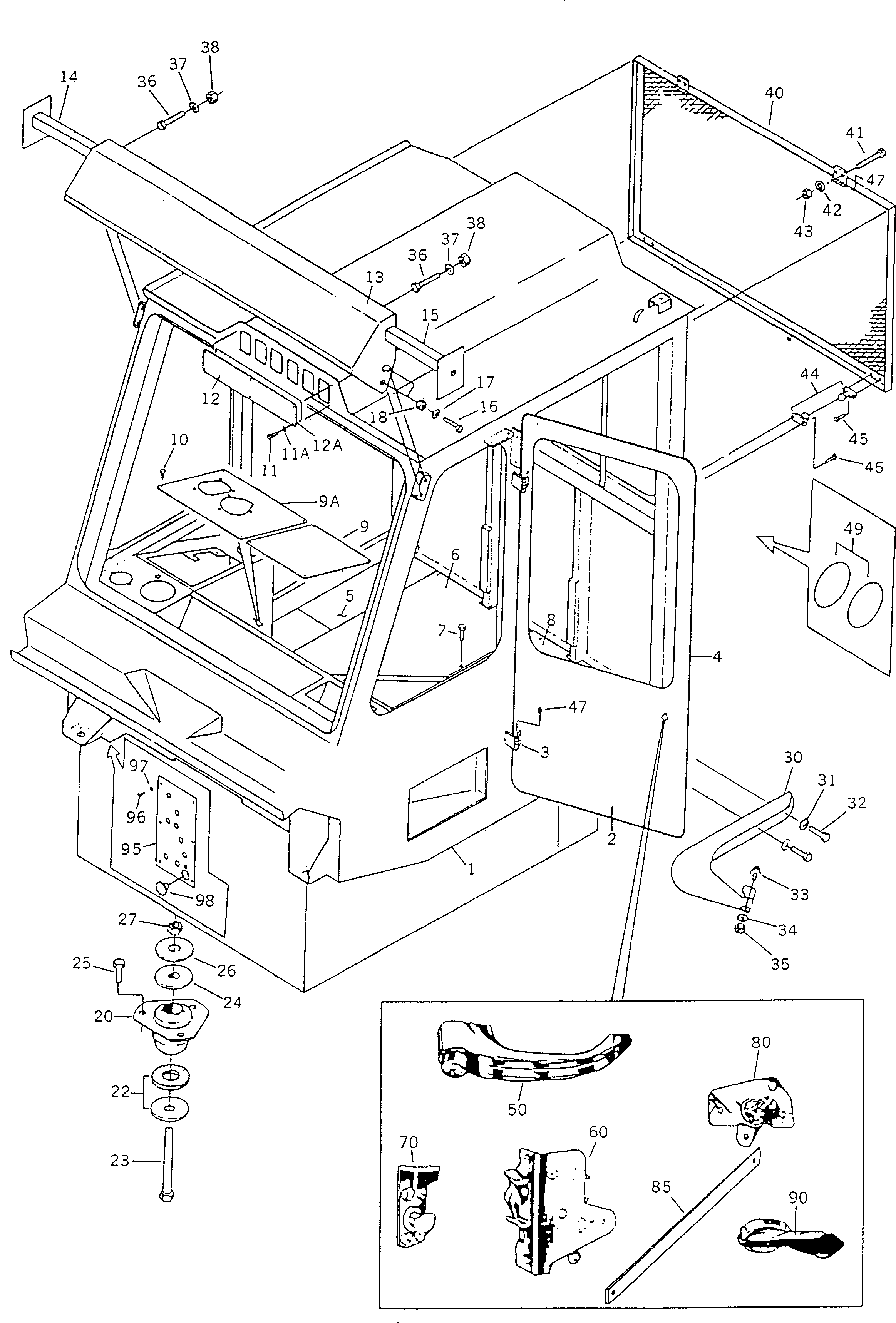 Болт BW062648 Komatsu