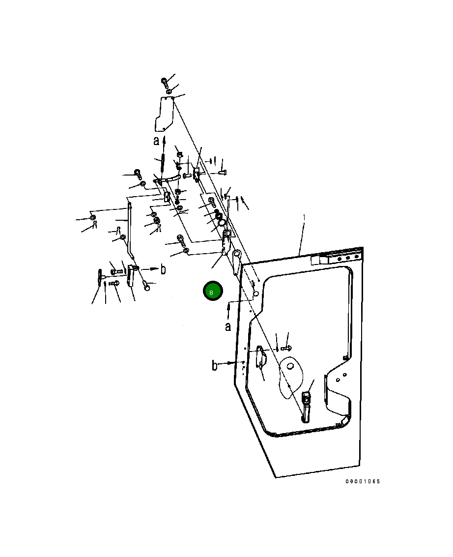 Болт 01010-D0635 Komatsu