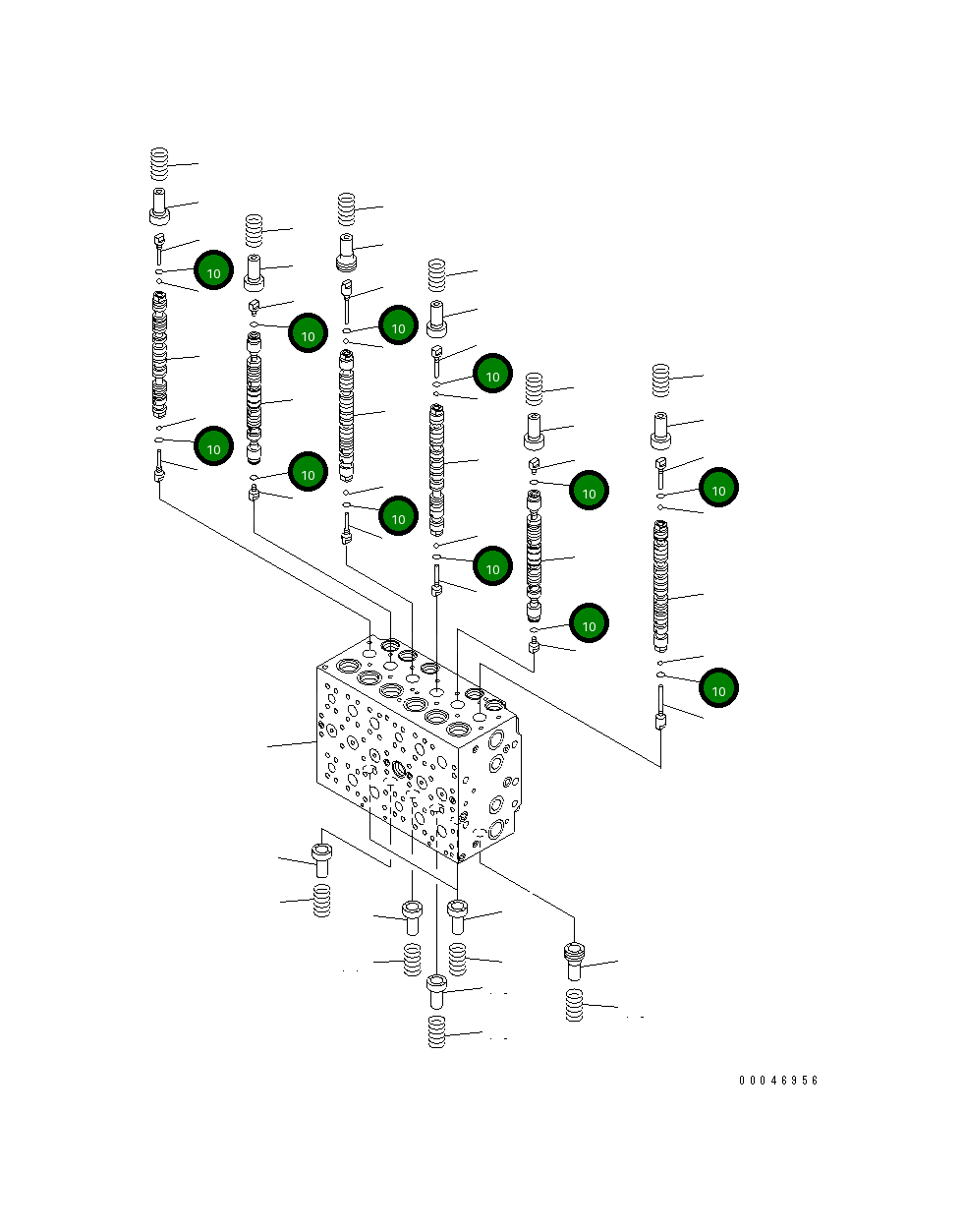Кольцо уплотнительное (O-Ring) 07002-10823  Komatsu