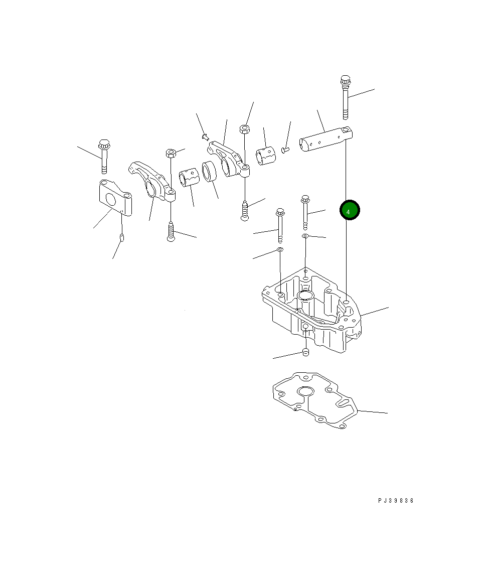 Болт 01437-01280  Komatsu