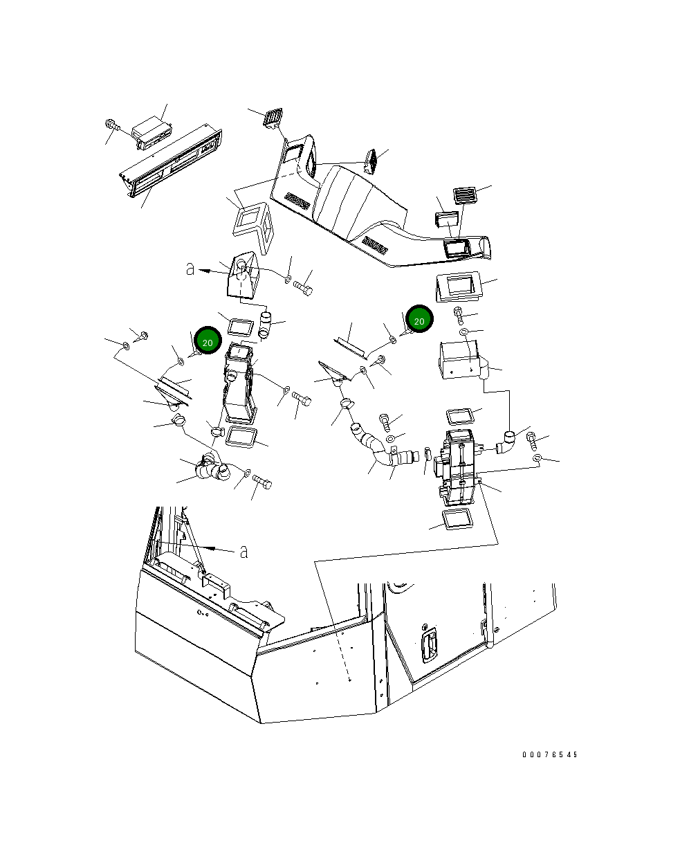 Болт 218364 Komatsu