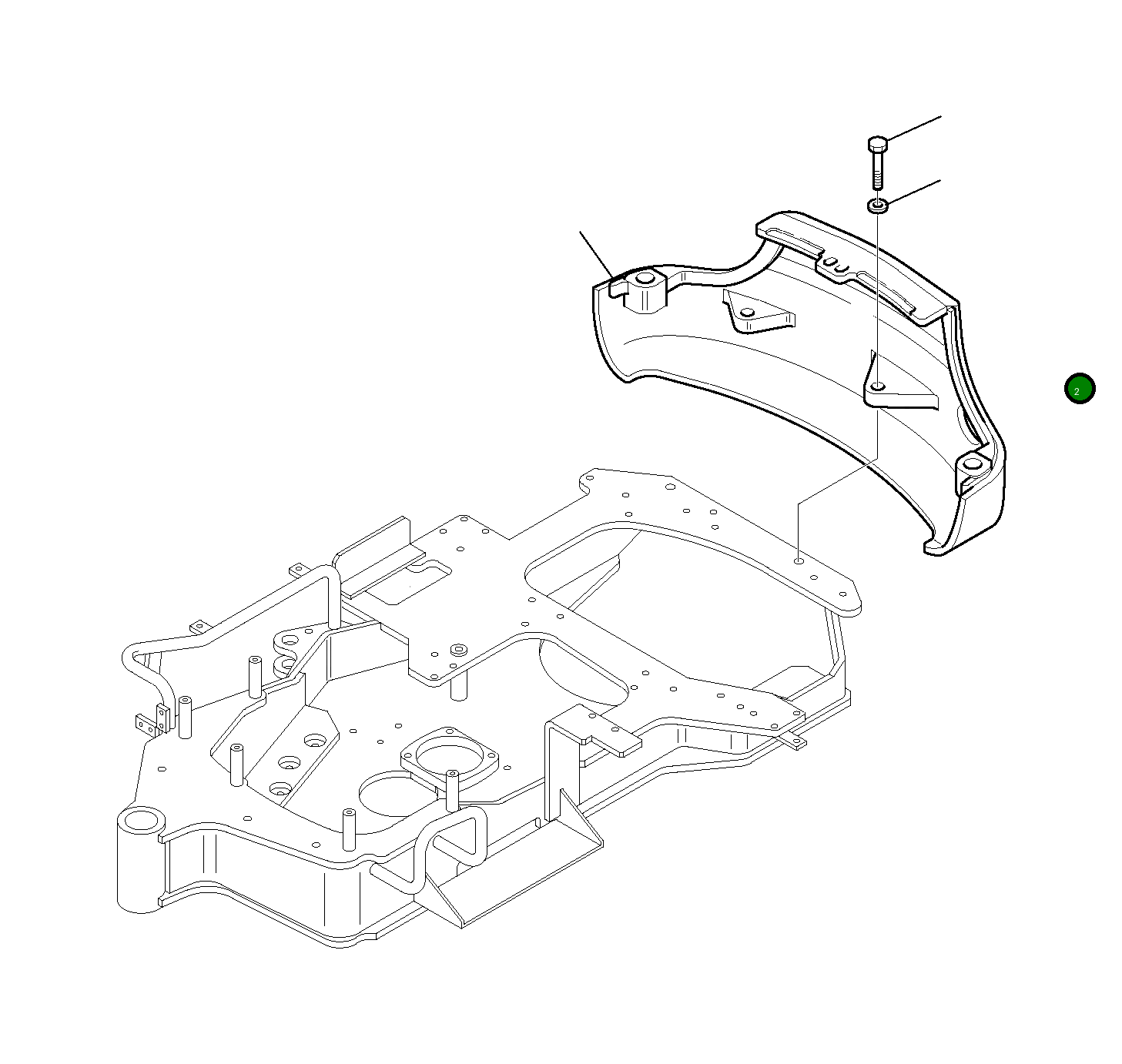 Болт 801015613 Komatsu