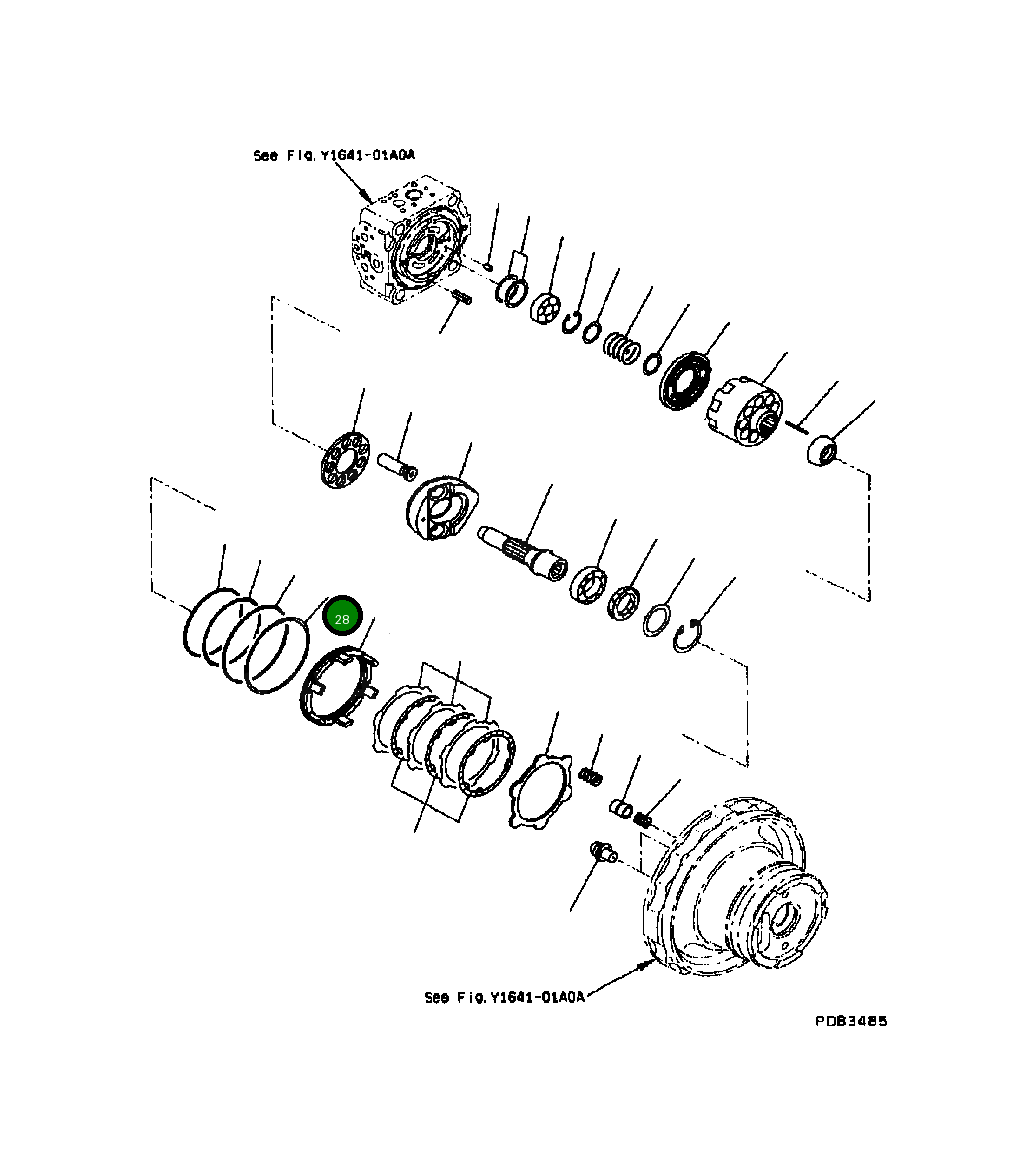 Кольцо уплотнительное (O-Ring) 708-8F-35180 Komatsu