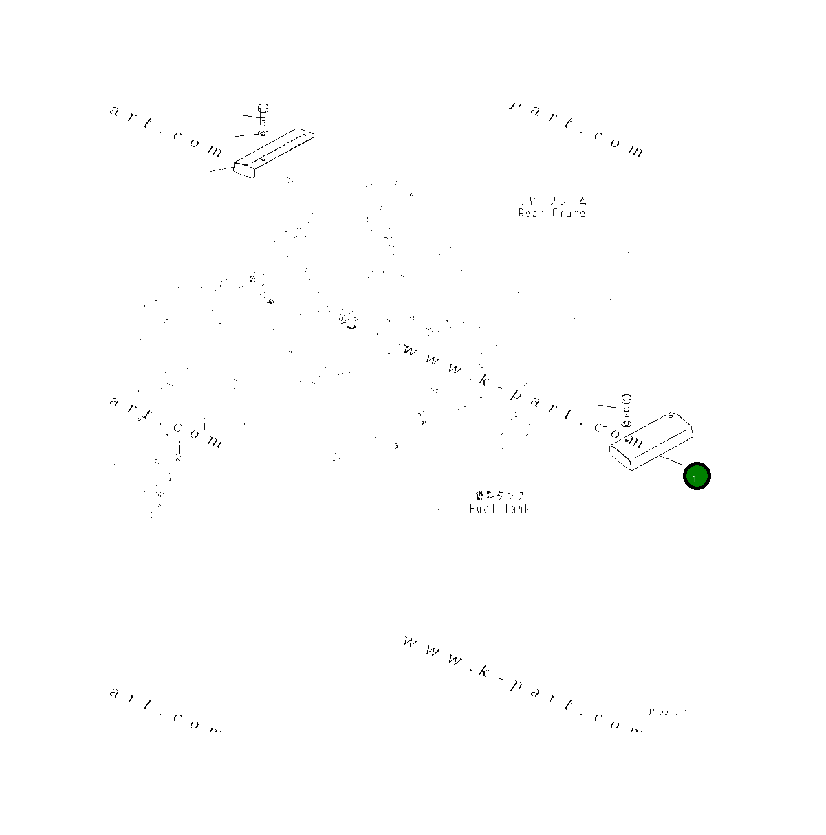Крышка 425-54-52911 Komatsu