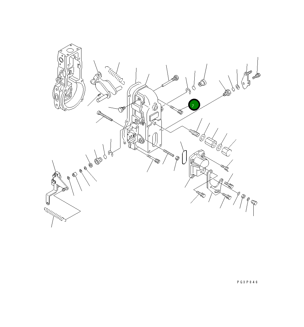 Болт DK139006-7100  Komatsu