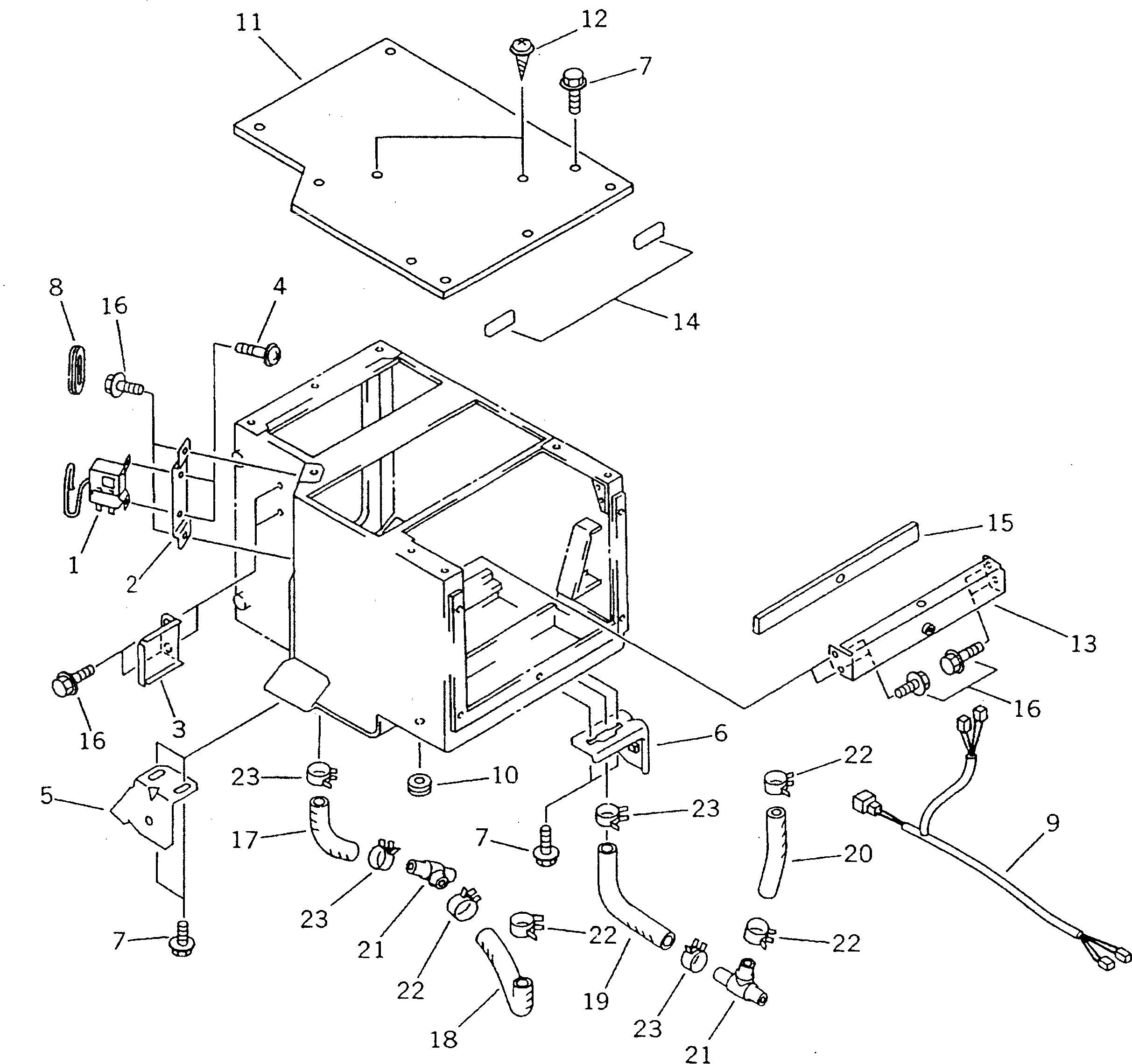 Болт ND91478-08161 Komatsu