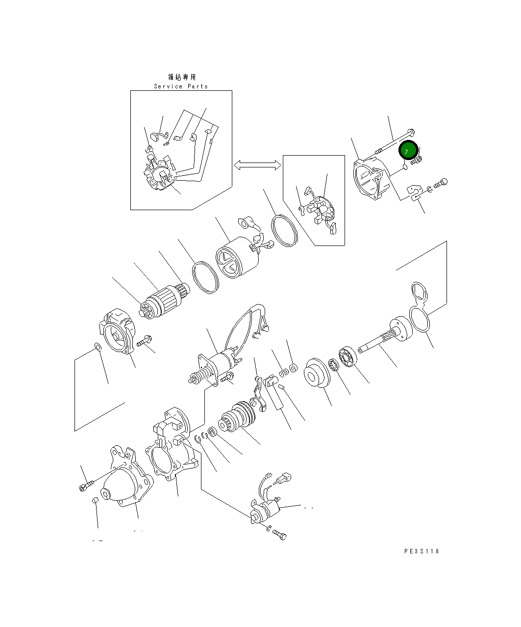 Кольцо уплотнительное (O-Ring) SD6414-04510X0  Komatsu