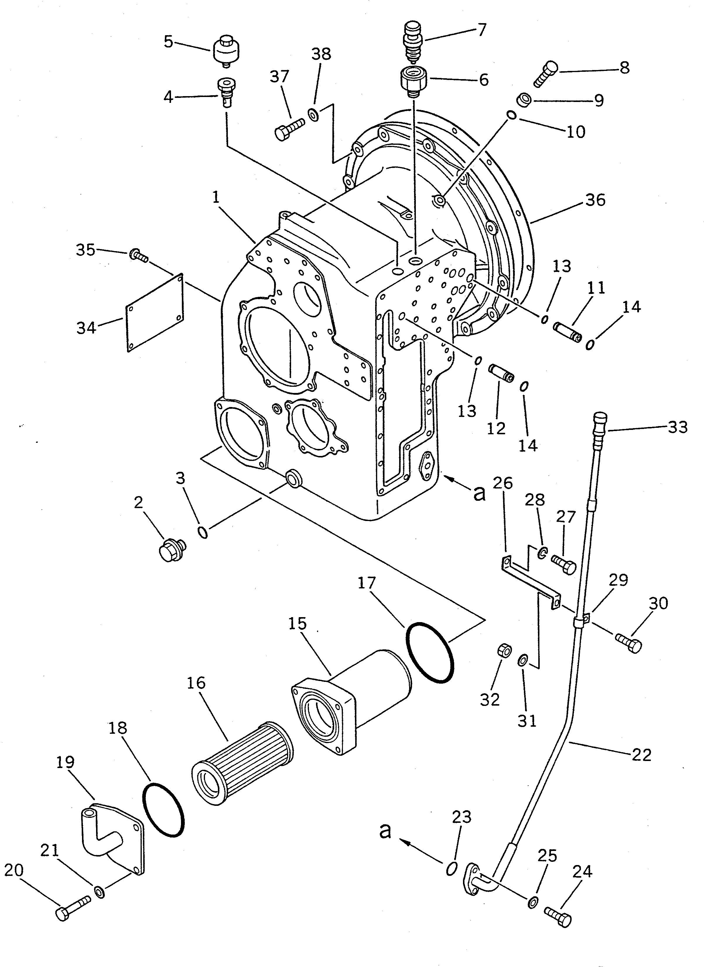 Болт 01018-11040  Komatsu