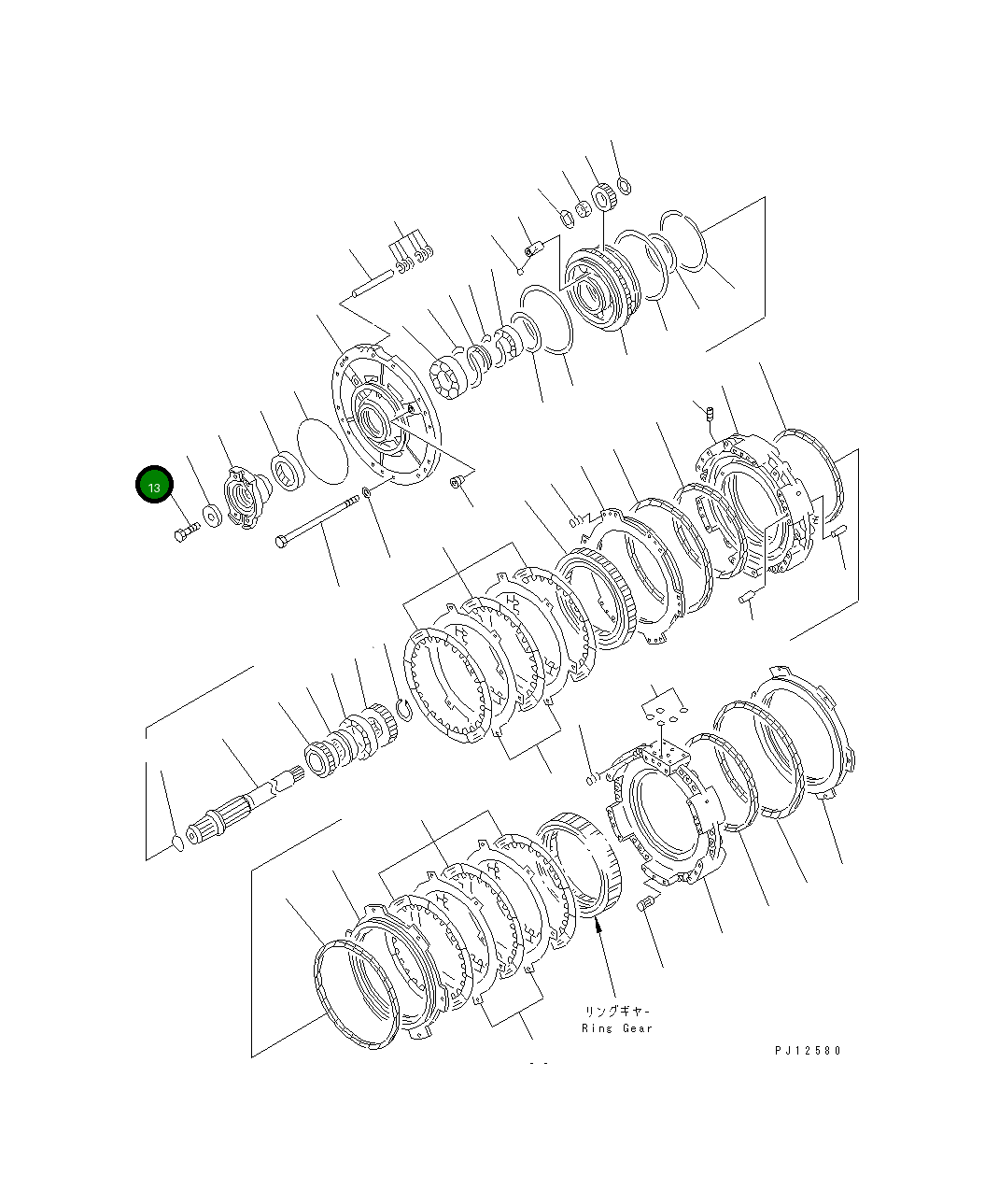 Болт 01051-51800 Komatsu