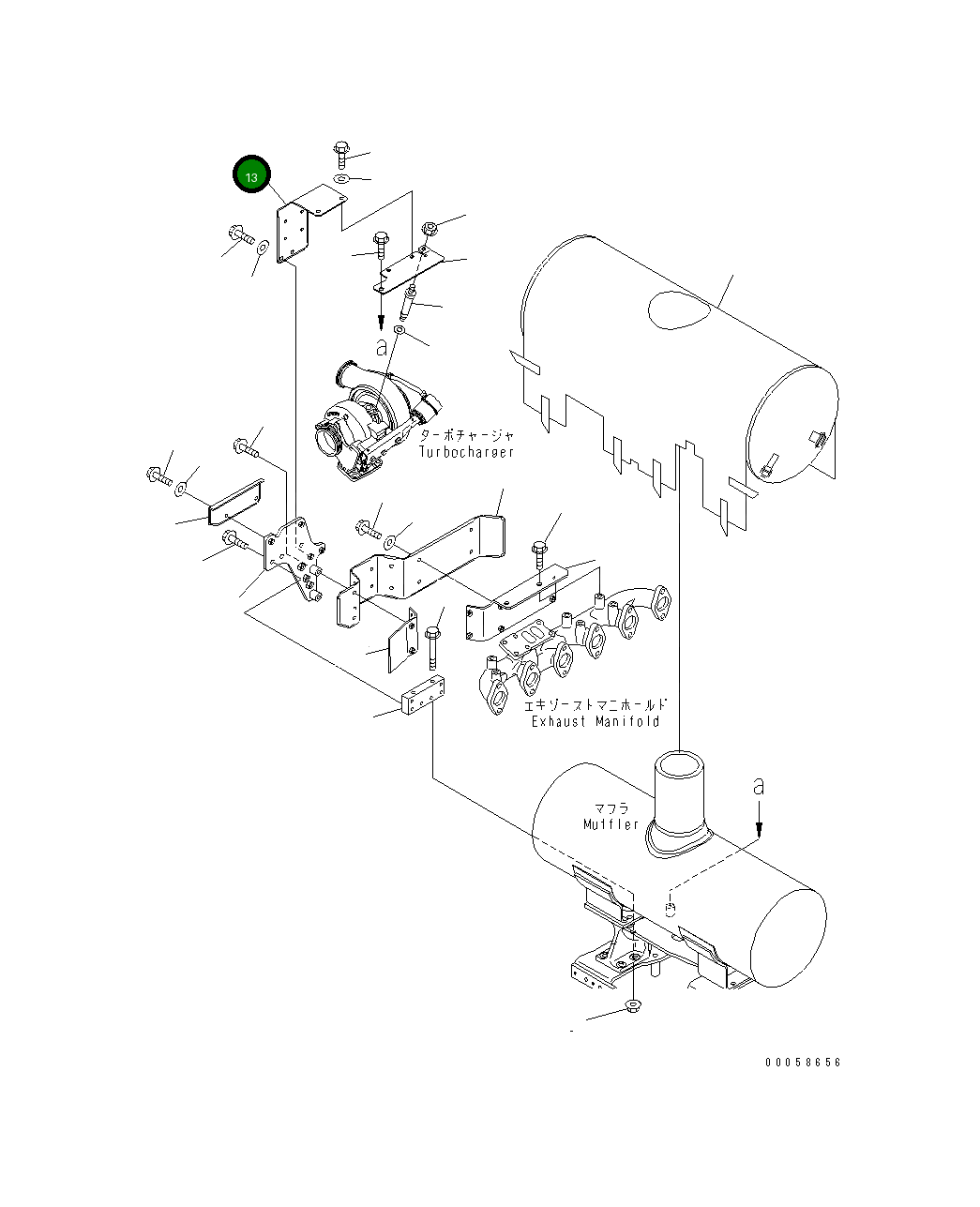 Крышка 6754-81-8820 Komatsu