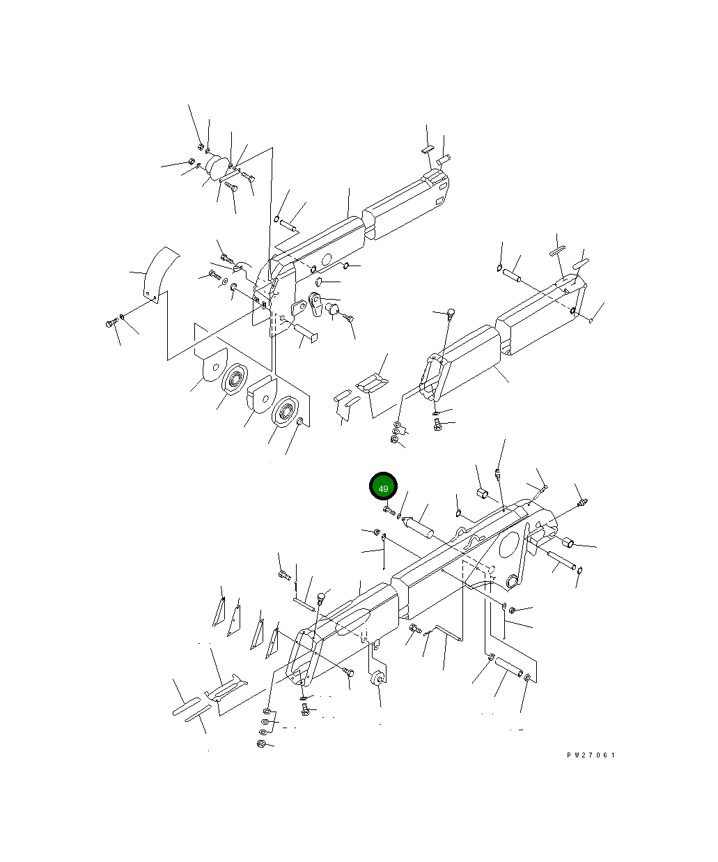 Болт UN760129045 Komatsu