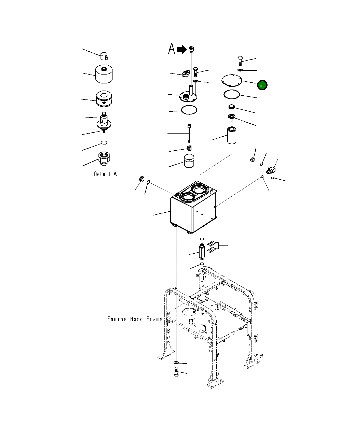 Крышка 234-60-81220  Komatsu
