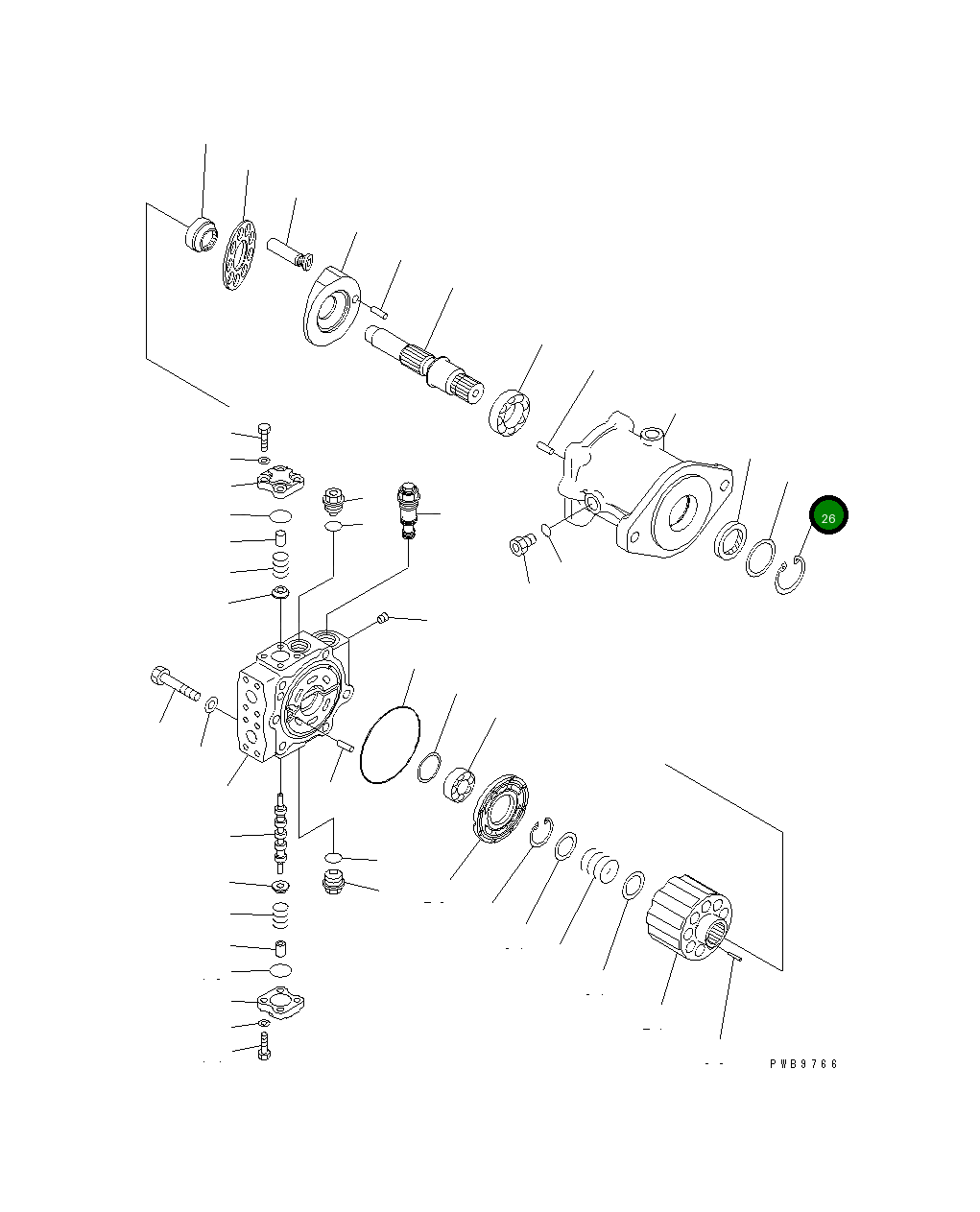 Кольцо 04065-07825 Komatsu