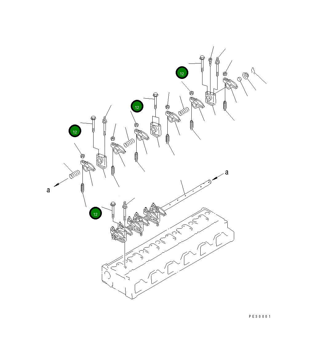 Болт 01435-00865 Komatsu
