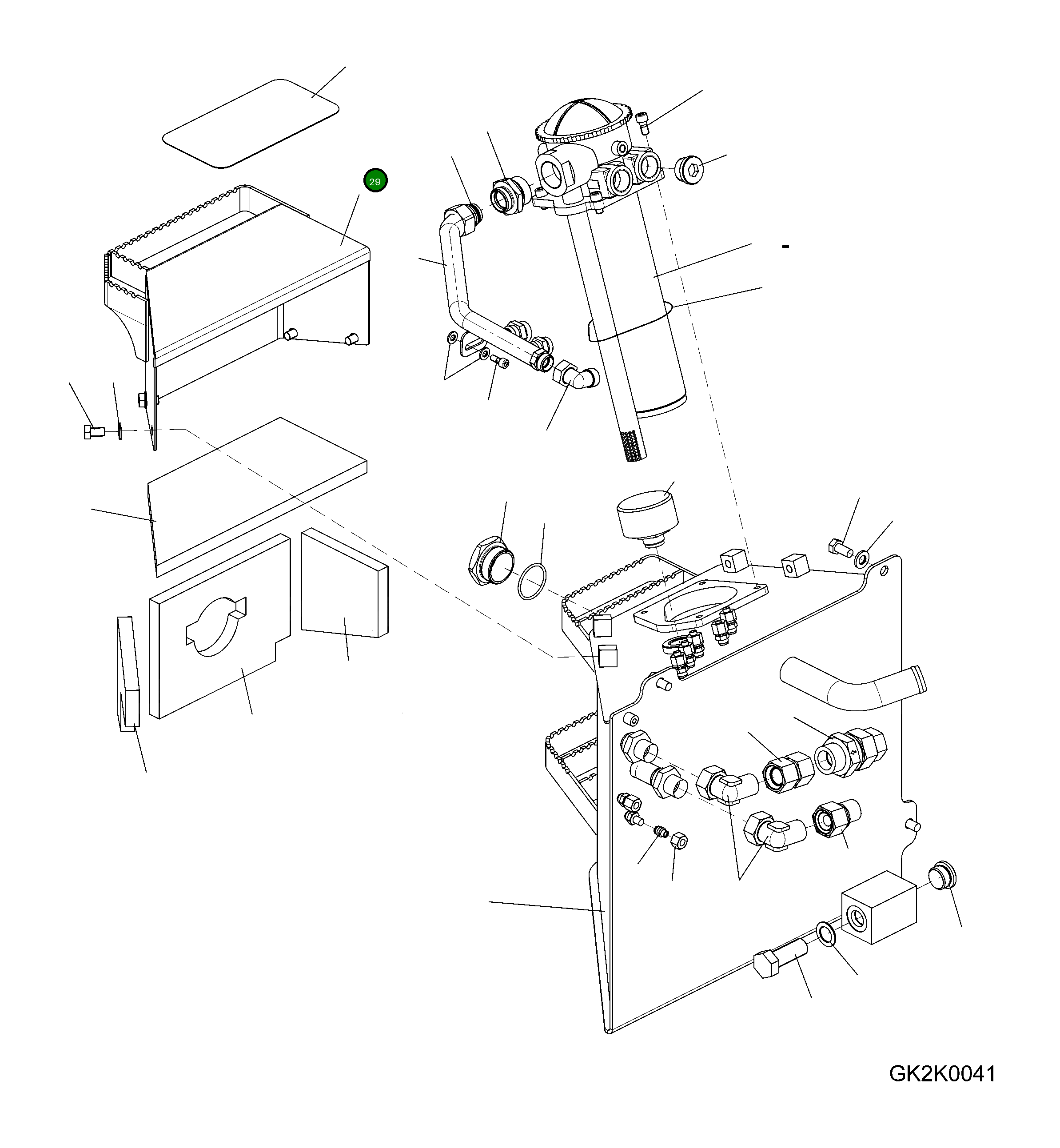 Крышка 42W-60-25051 Komatsu