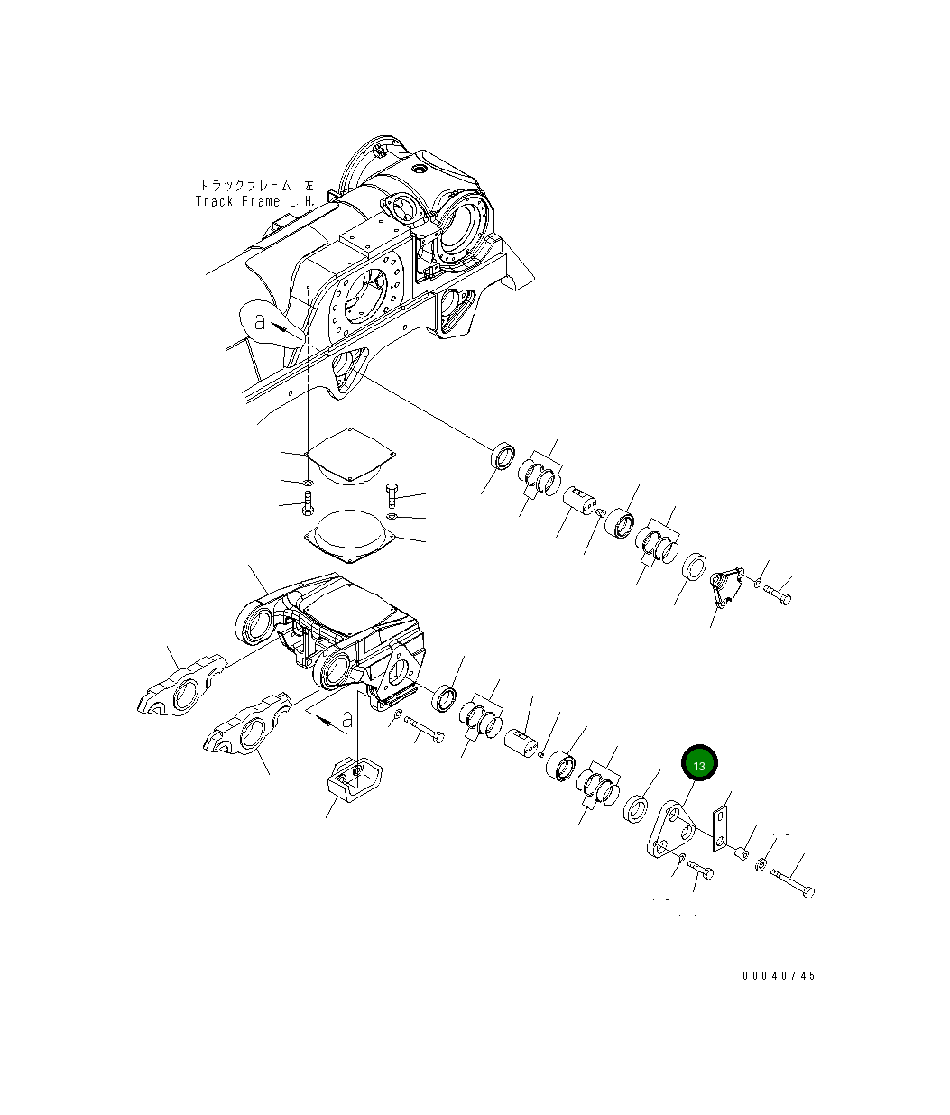 Крышка 198-30-69590  Komatsu
