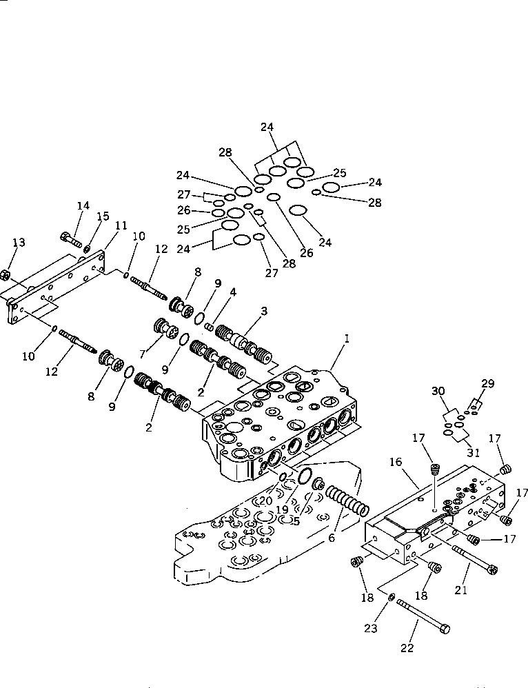 Болт 19M-15-18130  Komatsu