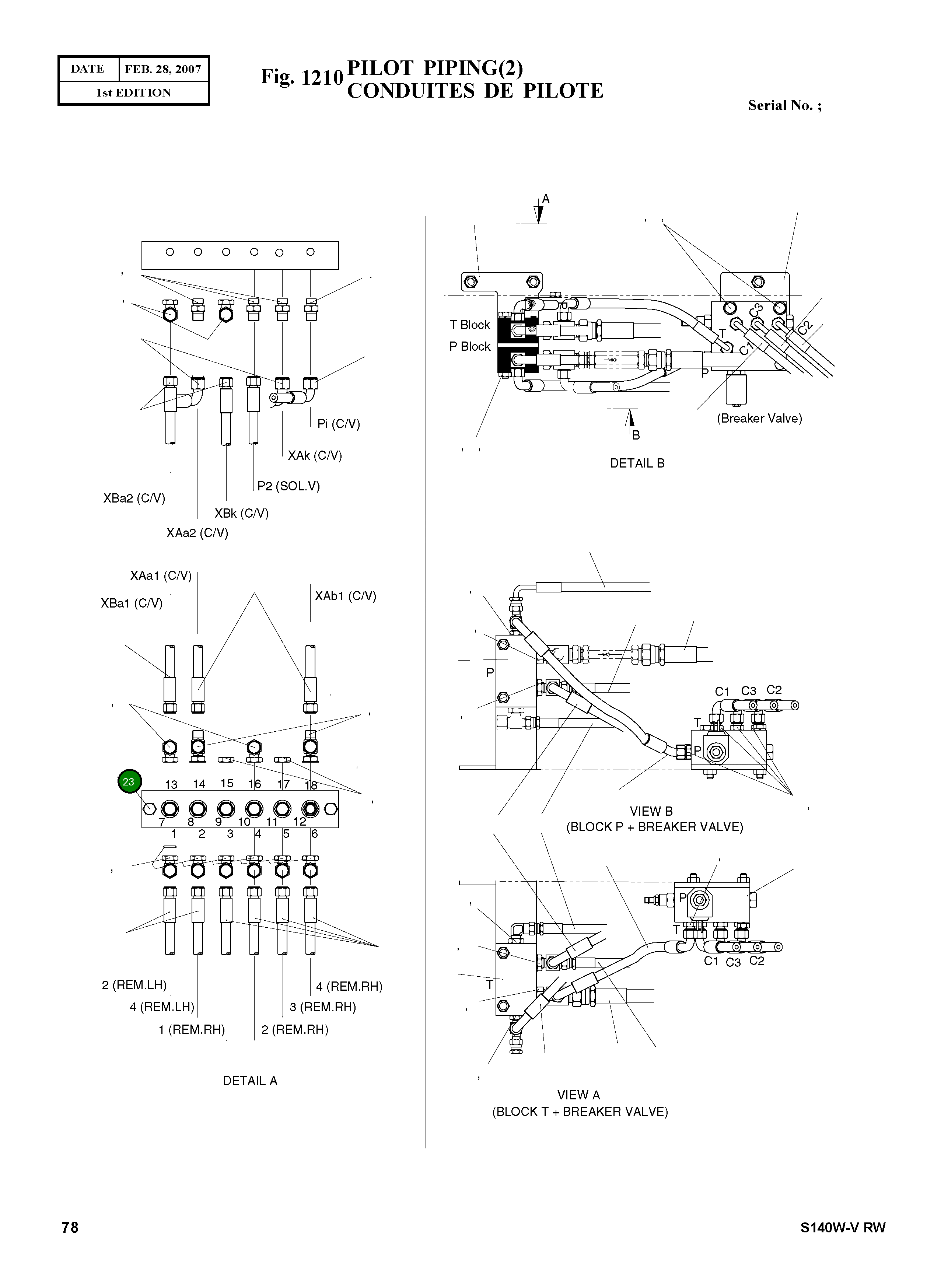 Болт S0515953 Komatsu