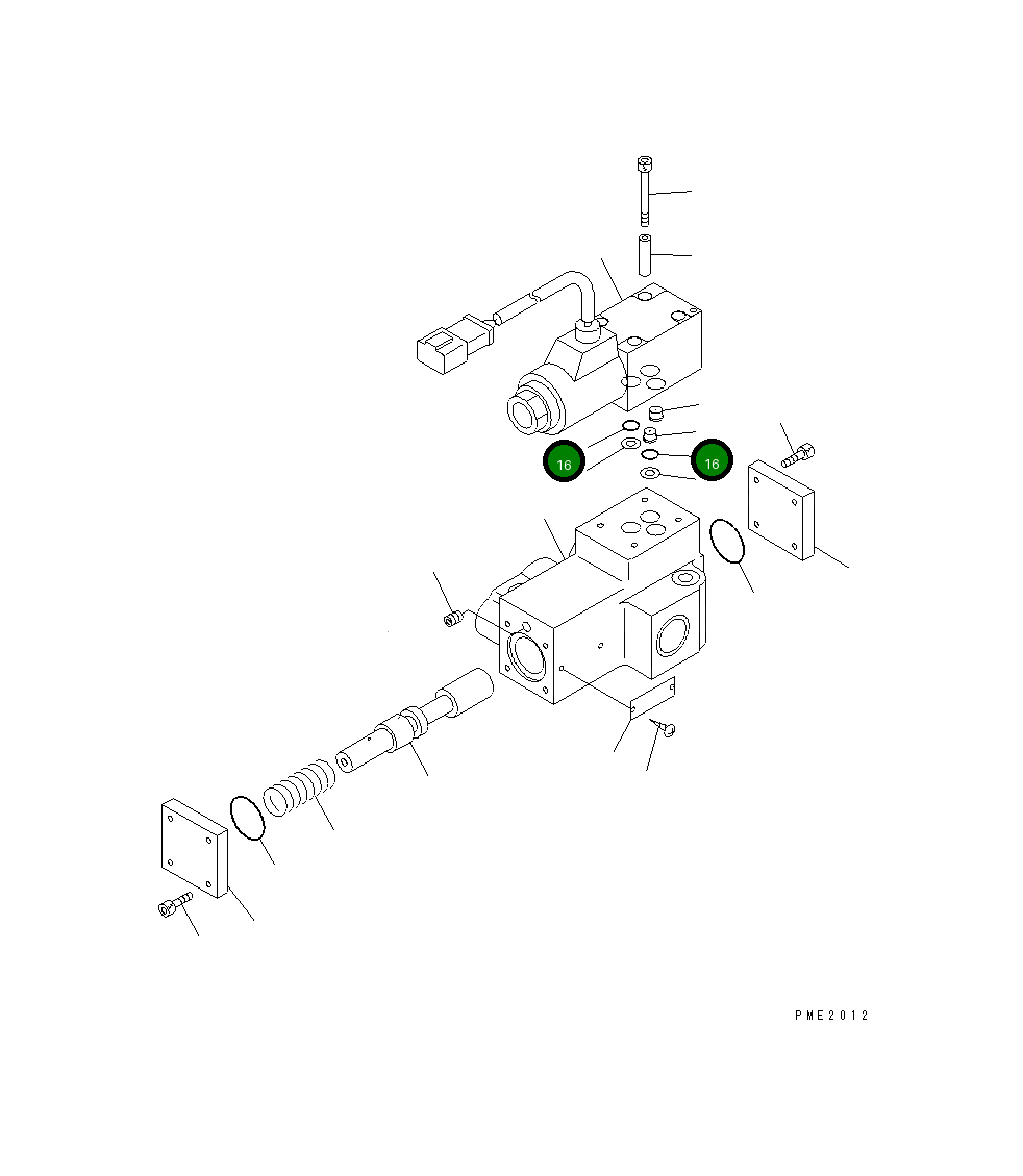 Кольцо уплотнительное (O-Ring) 23S-60-26680  Komatsu