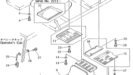 Крышка 20D-54-41213 Komatsu