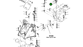 Болт 01010-81825 Komatsu