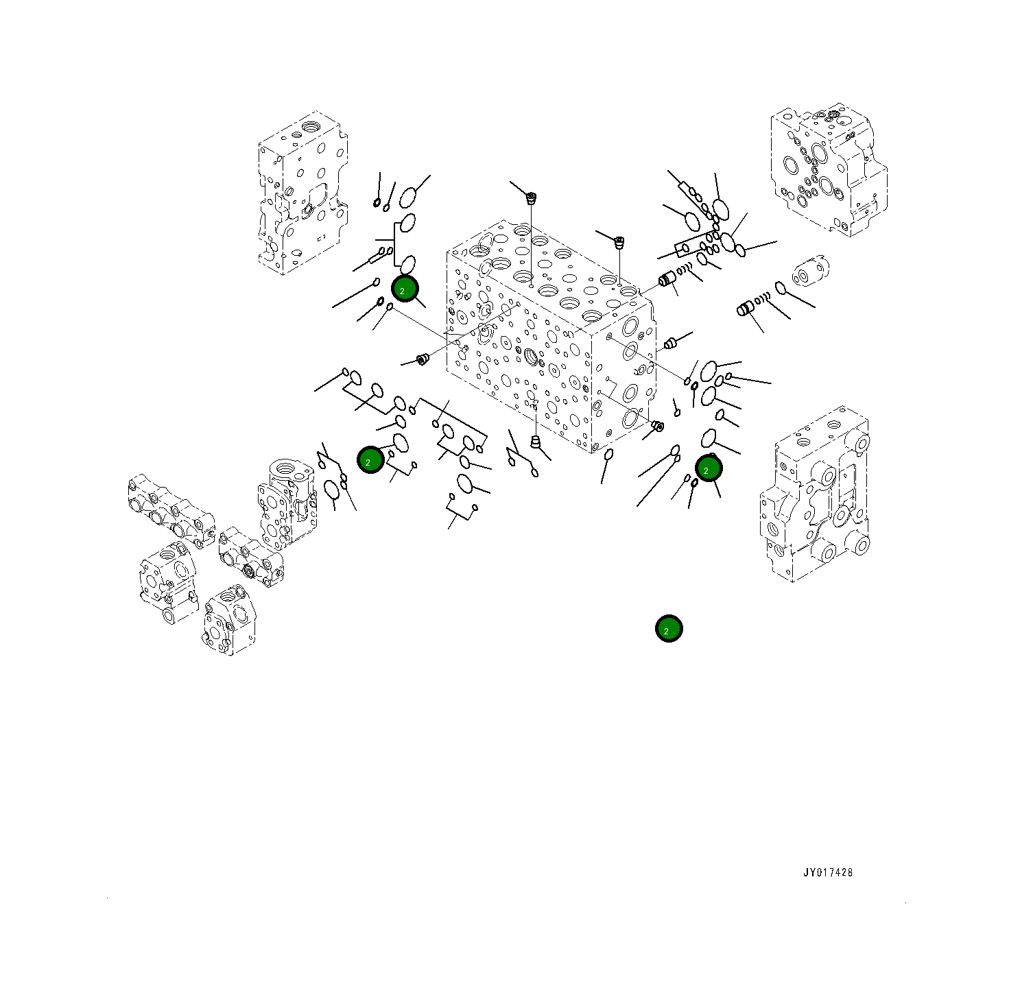 Кольцо уплотнительное (O-Ring) 7231119130 Komatsu