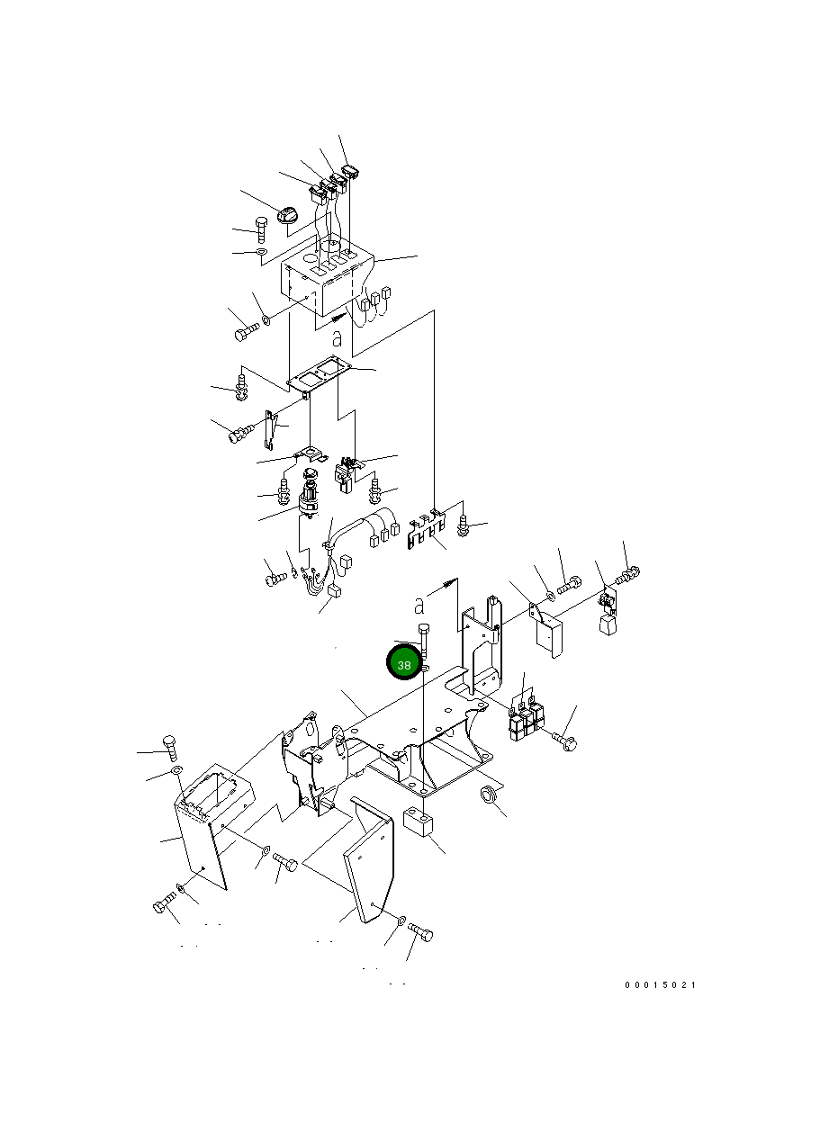 Болт 01010-D1265  Komatsu