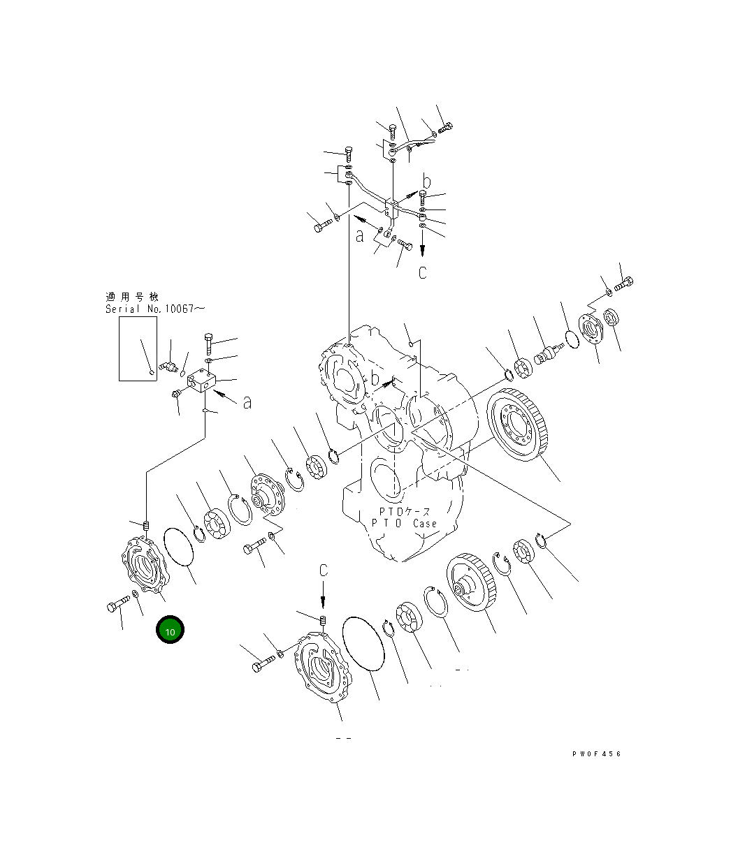 Крышка 19M-13-14340 Komatsu