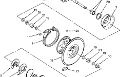 Гайка CU3056158 Komatsu
