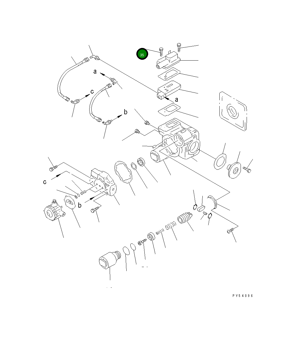 Болт 26C-61-13110 Komatsu