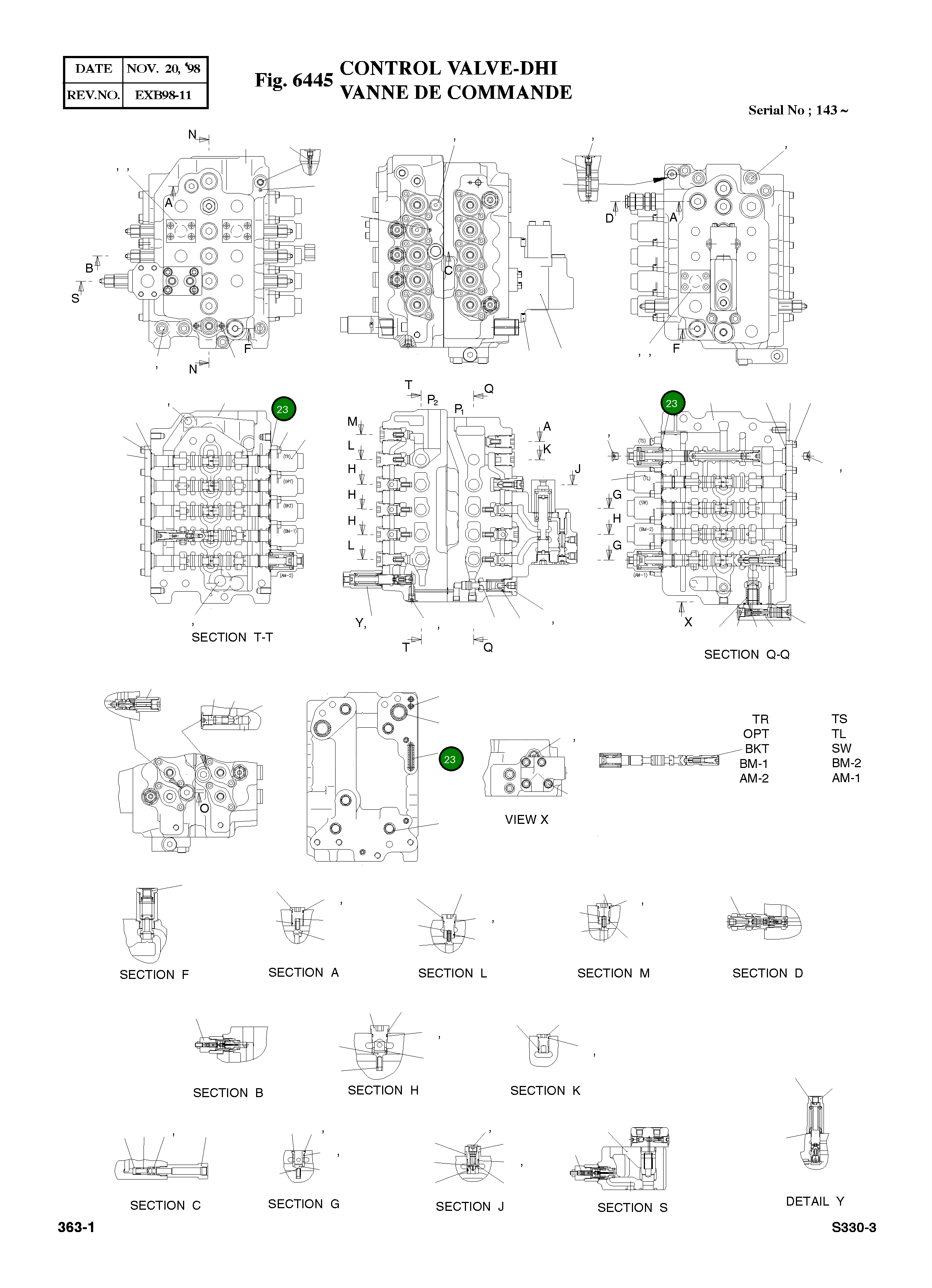 Кольцо уплотнительное (O-Ring) 2180-1217D67 Komatsu