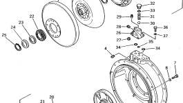 Гайка 134-13-32530 Komatsu