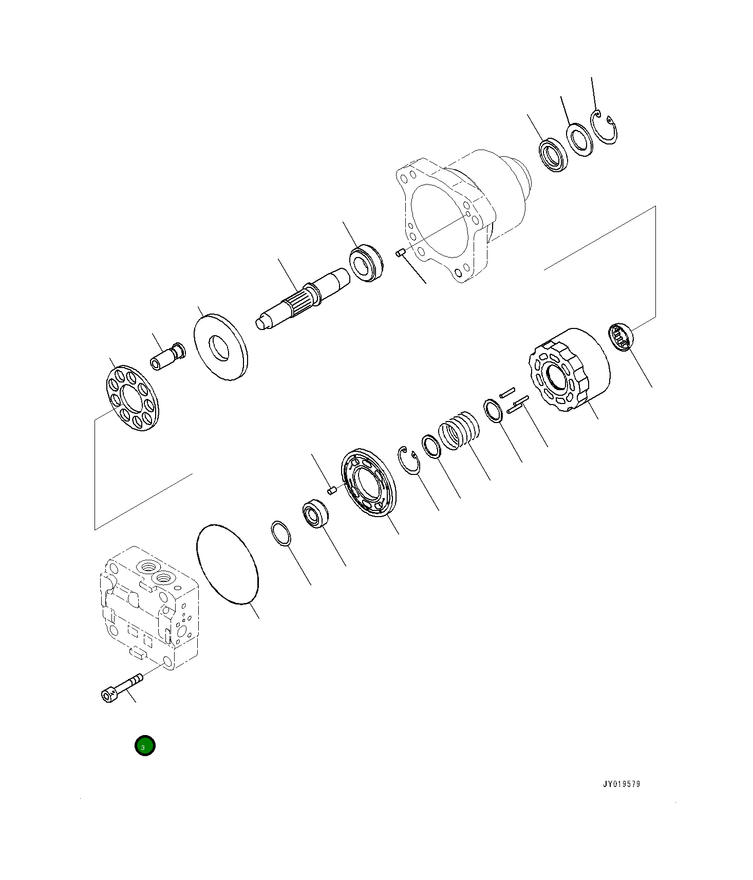 Болт 01252-61480 Komatsu