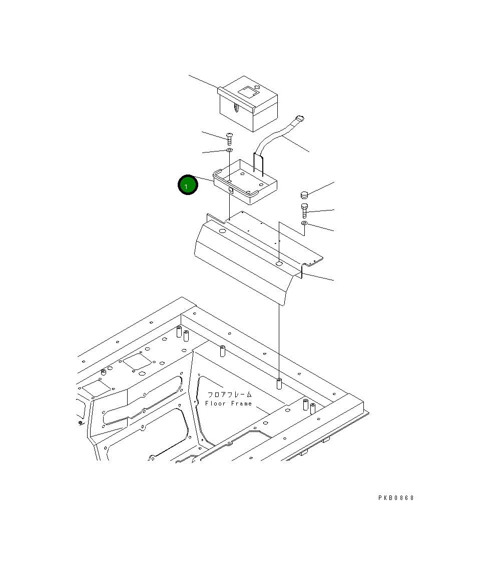 Крышка 17A-911-1810 Komatsu