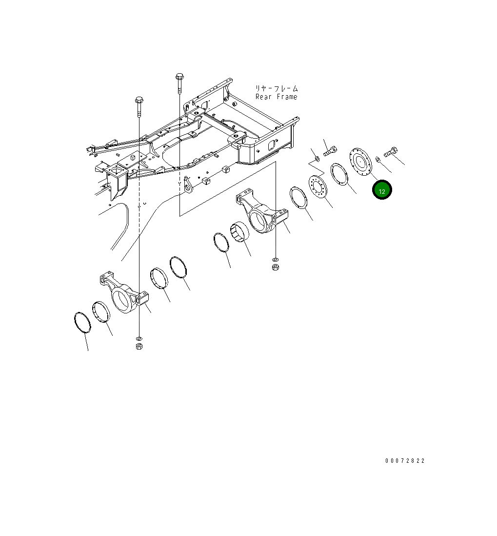 Крышка 426-46-32560 Komatsu