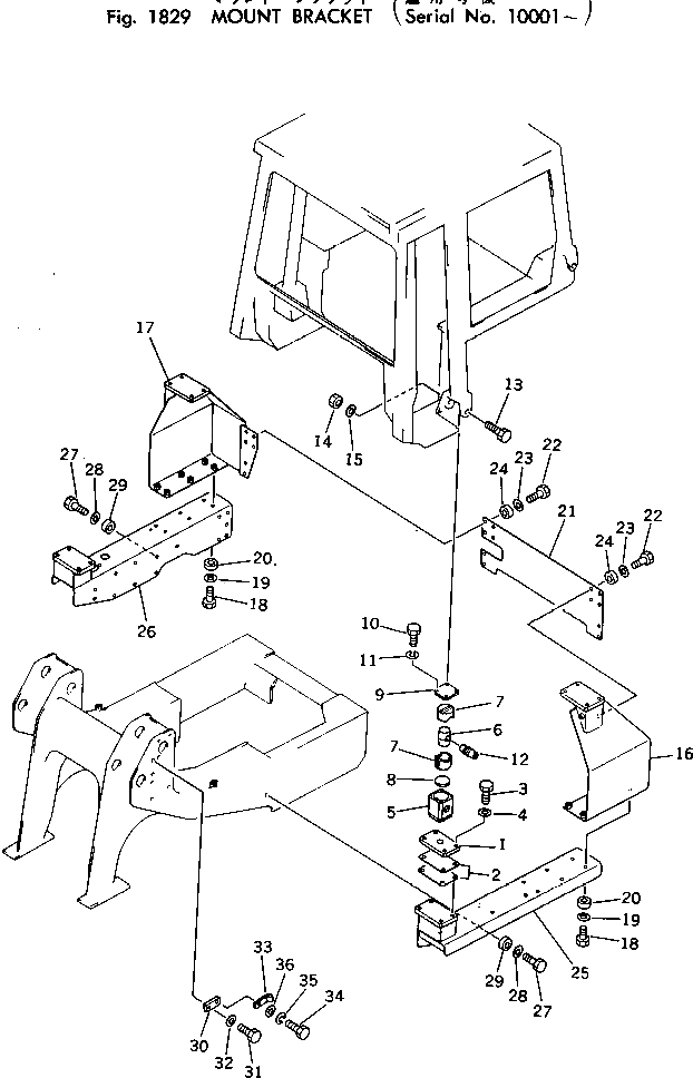 Болт 01018-32045 Komatsu