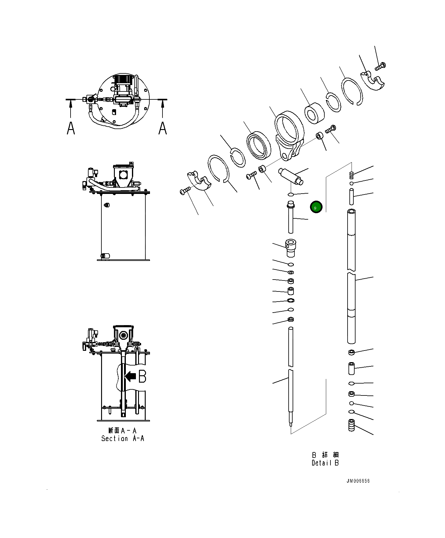 Кольцо уплотнительное (O-Ring) LI34255  Komatsu