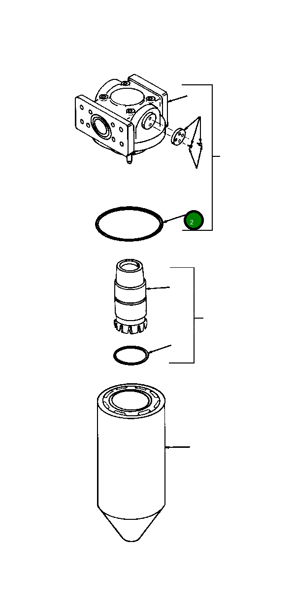 Кольцо уплотнительное (O-Ring) 940 338 C1 Komatsu