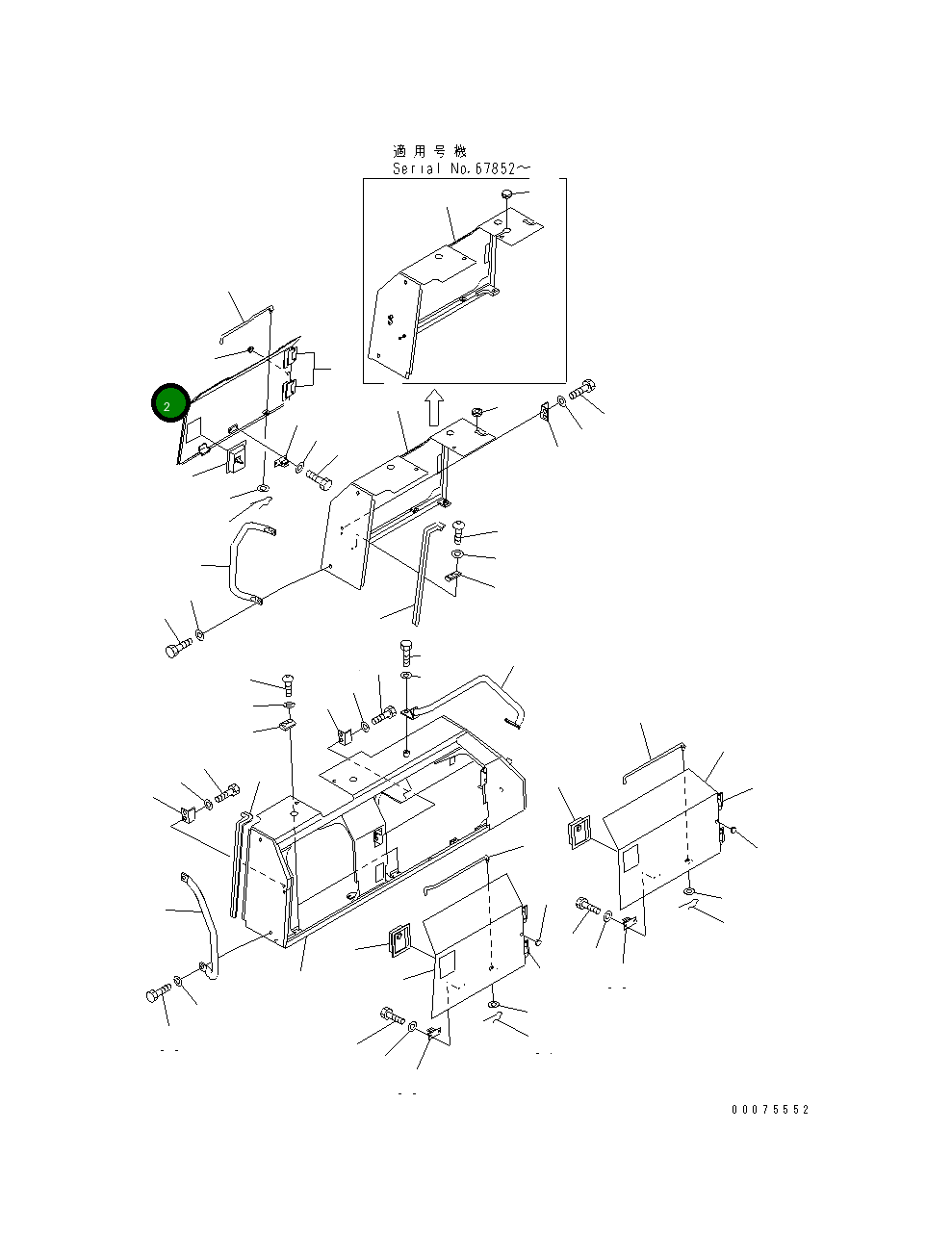 Крышка 14X-54-34130 Komatsu