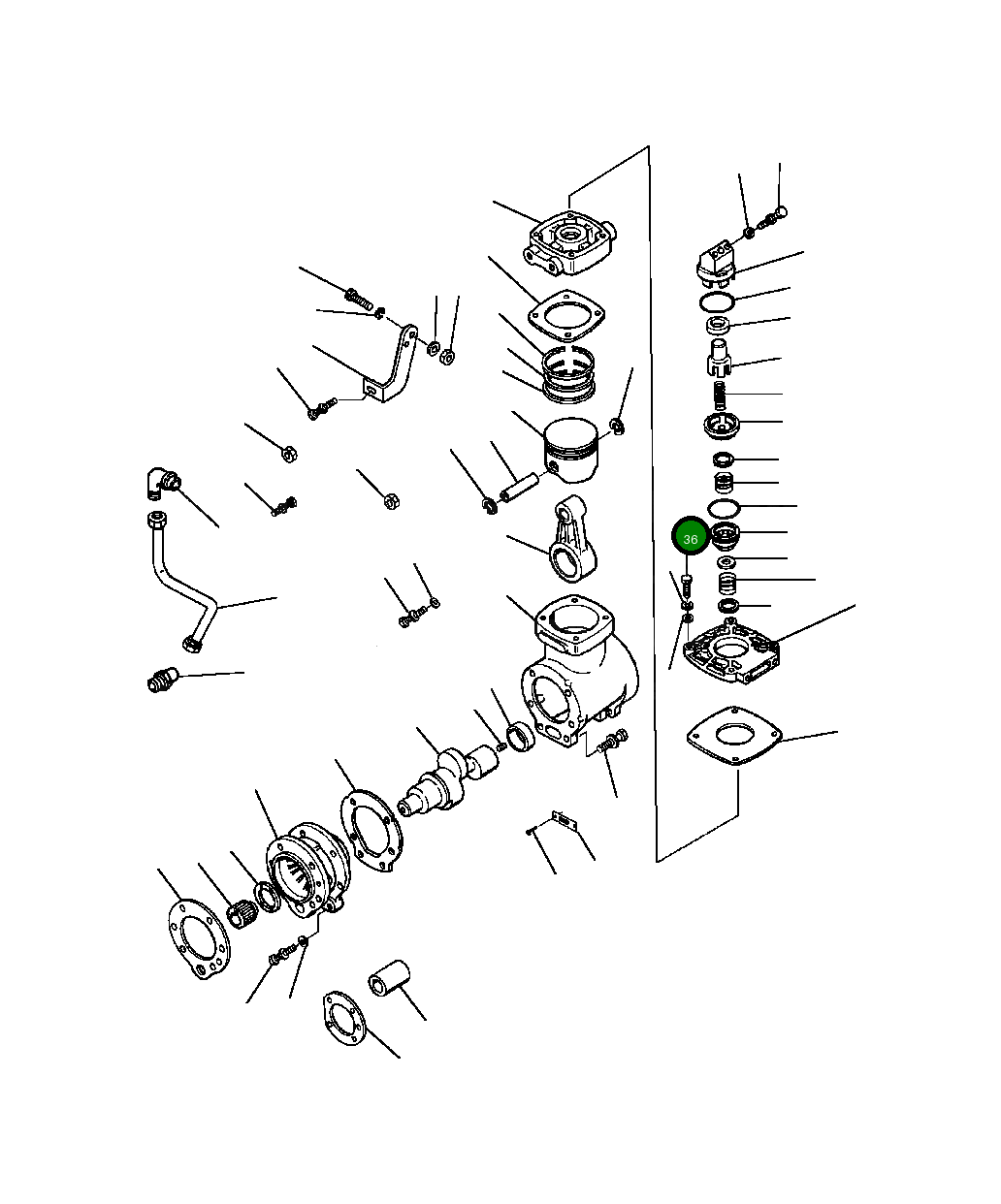 Болт 1295 841 H1 Komatsu