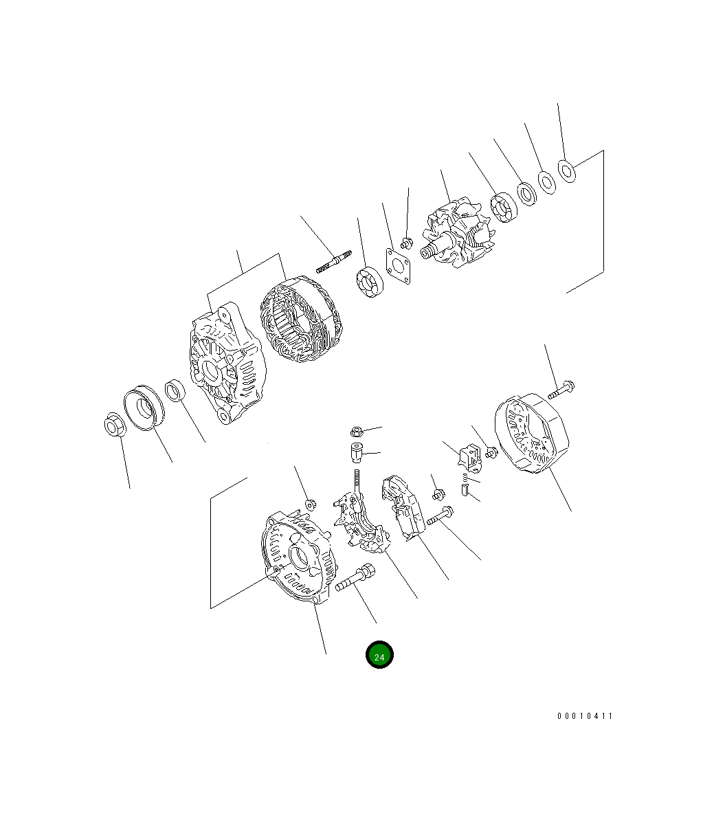 Болт 456-876 Komatsu