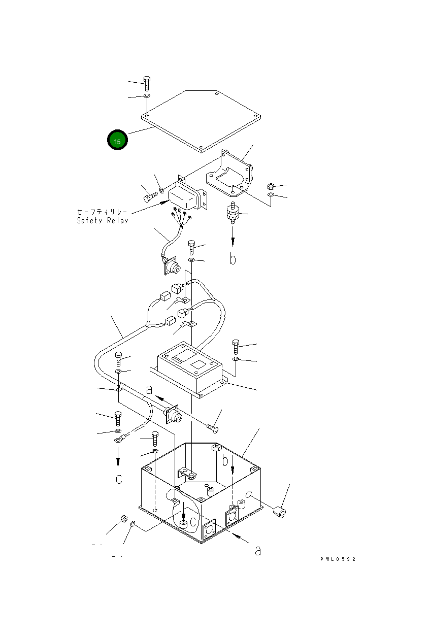 Крышка 175-06-61620 Komatsu