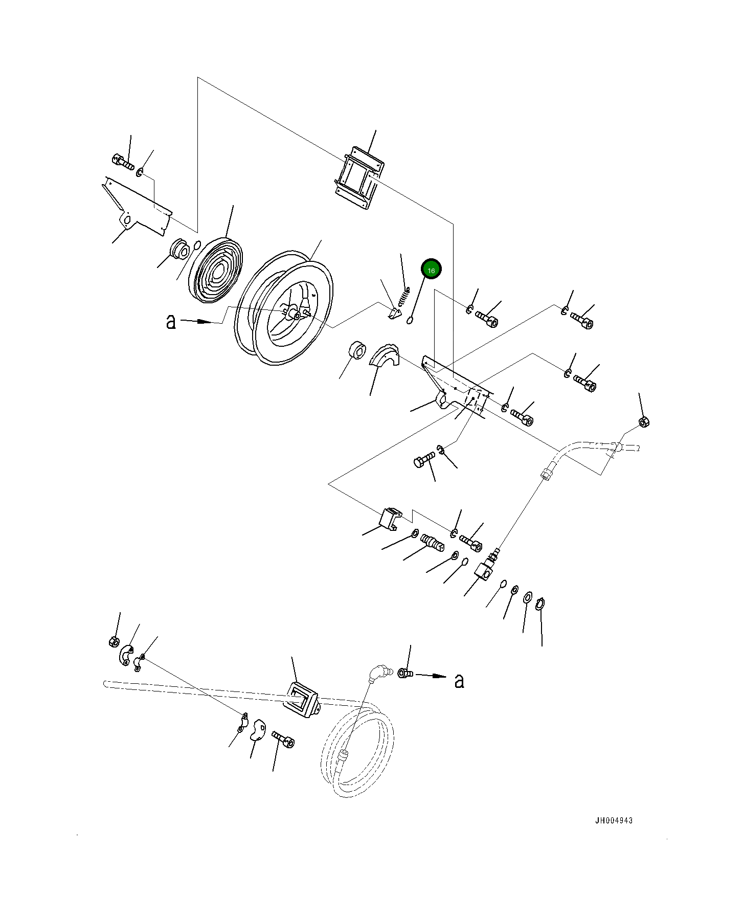 Кольцо уплотнительное (O-Ring) YU640006-0 Komatsu