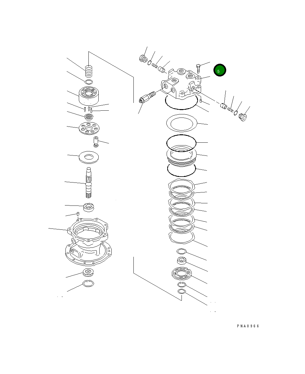 Болт 01010-51045 Komatsu