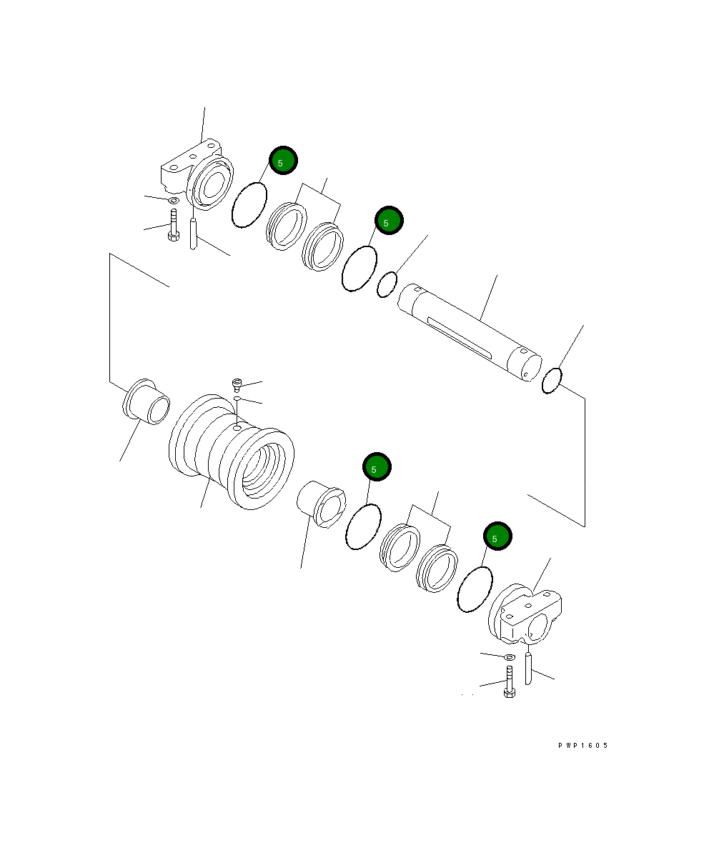 Кольцо уплотнительное (O-Ring) 20Y-30-38630 Komatsu